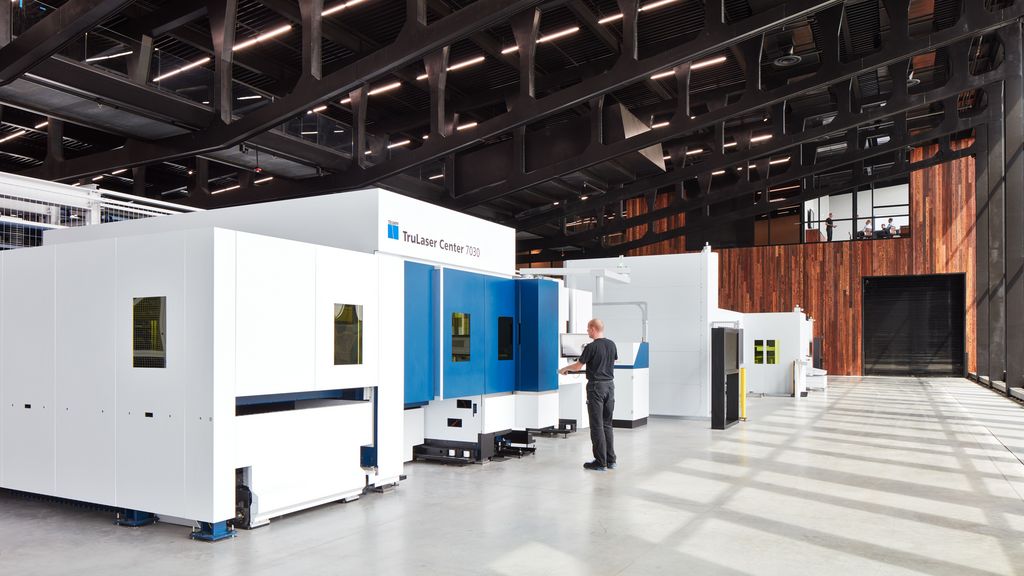 Maschinen in der Smart Factory in Chicago