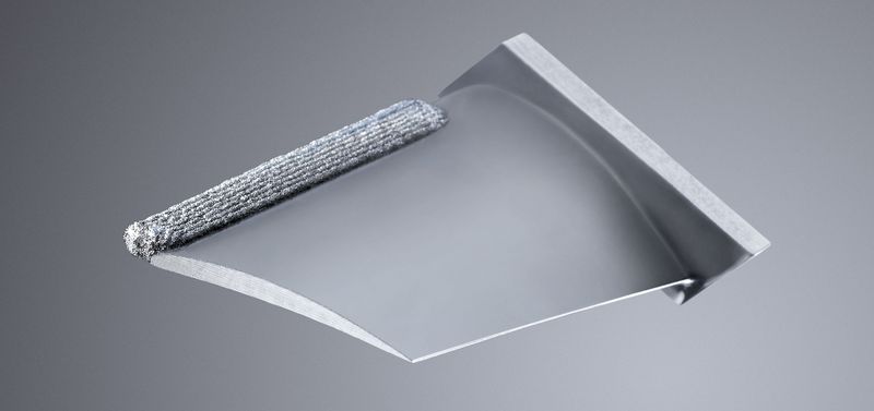Repairs using the laser metal deposition procedure (for example, in the aerospace sector)