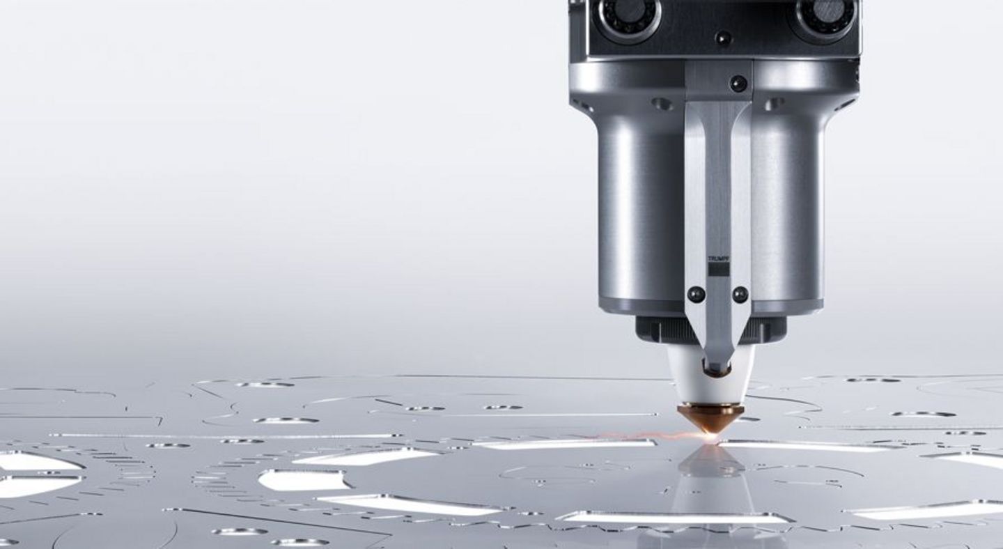 Image of the technology inside the 2D laser cutting machines