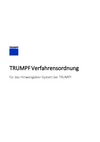 TRUMPF Verfahrensordnung