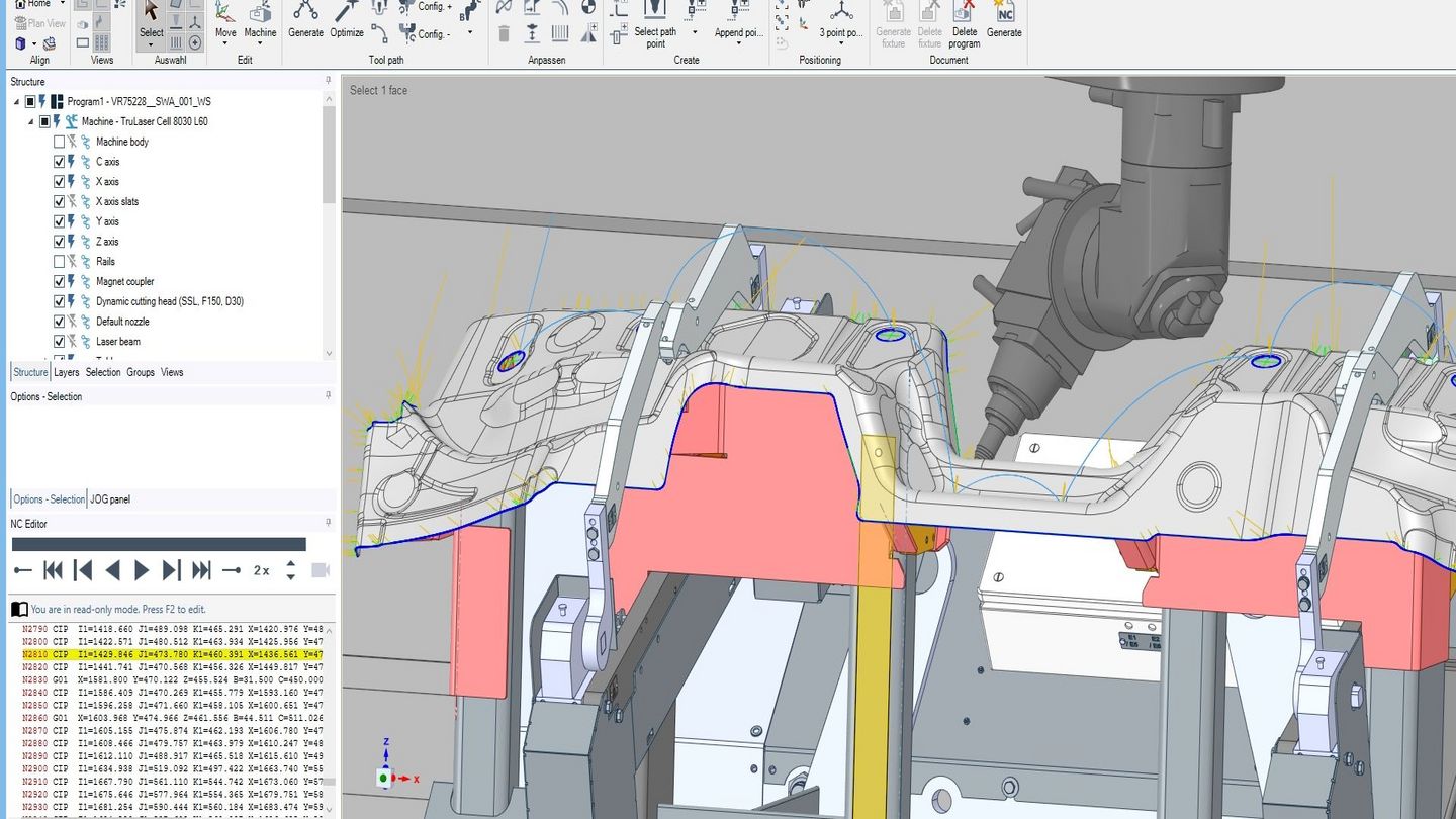  TRUMPF-Software-TruTops-Cell-V1-Cut-Module-3D-Cutting