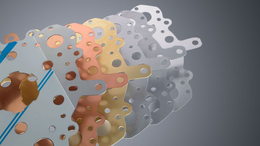 Sample parts from non-ferrous metals