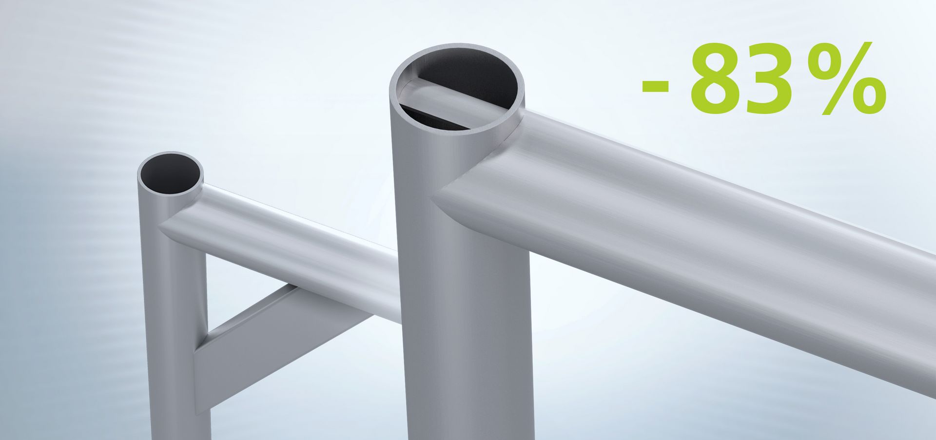 Part optimization, tube part design example