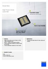 Datasheet: 300W 50 % fill-factor laser diode bars 