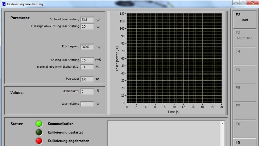 TruTops Mark - Laser Power Calibration