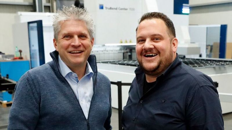 Mr. Riguzzi and TRUMPF staff
