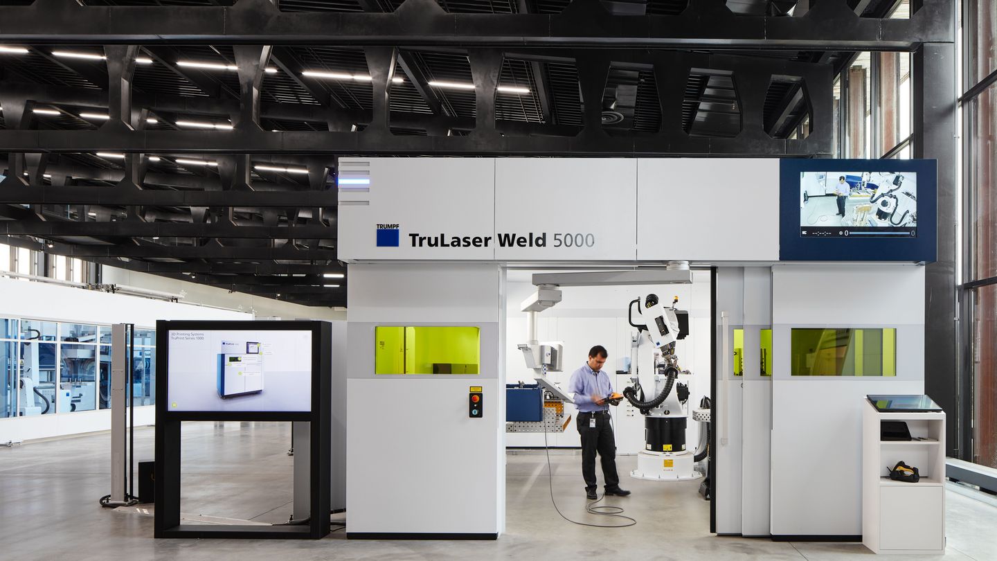 Maschinen in der Smart Factory in Chicago