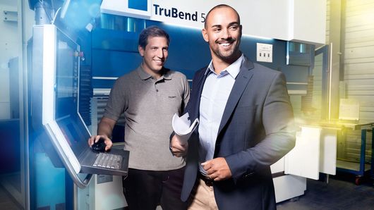 Key visual of TRUMPF Services Pre-owned Machines