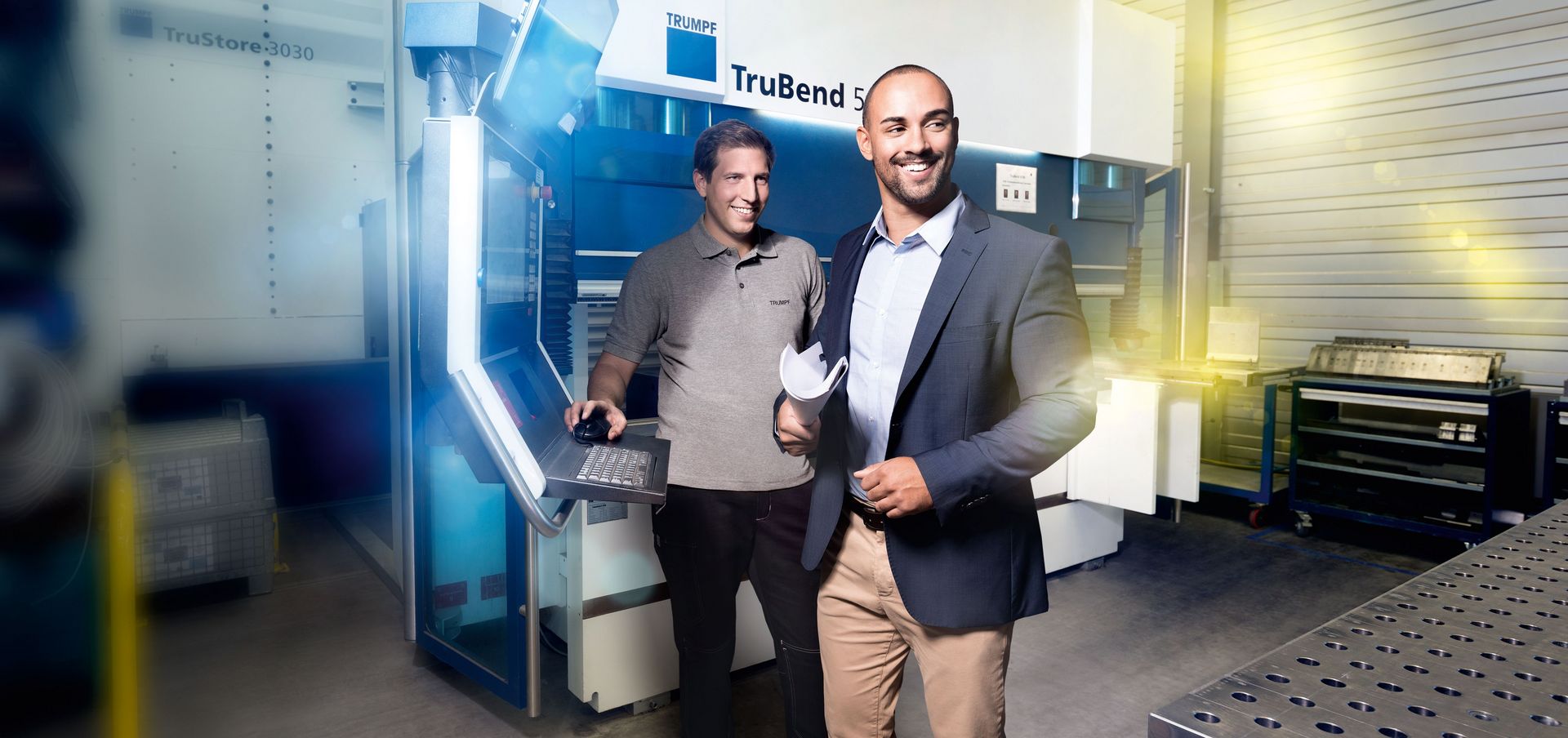 Key visual of TRUMPF Services Pre-owned Machines