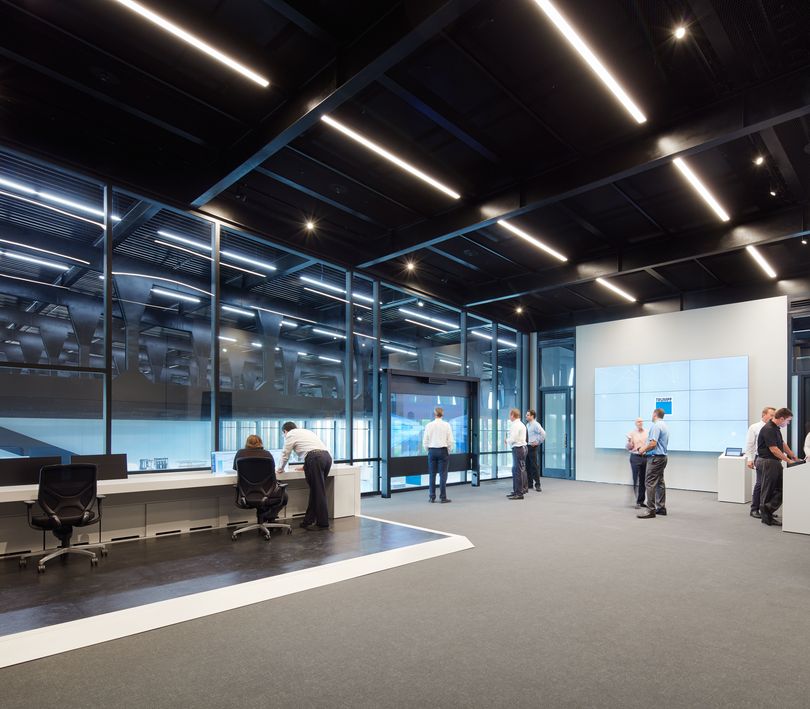 Control center at the Smart Factory in Chicago