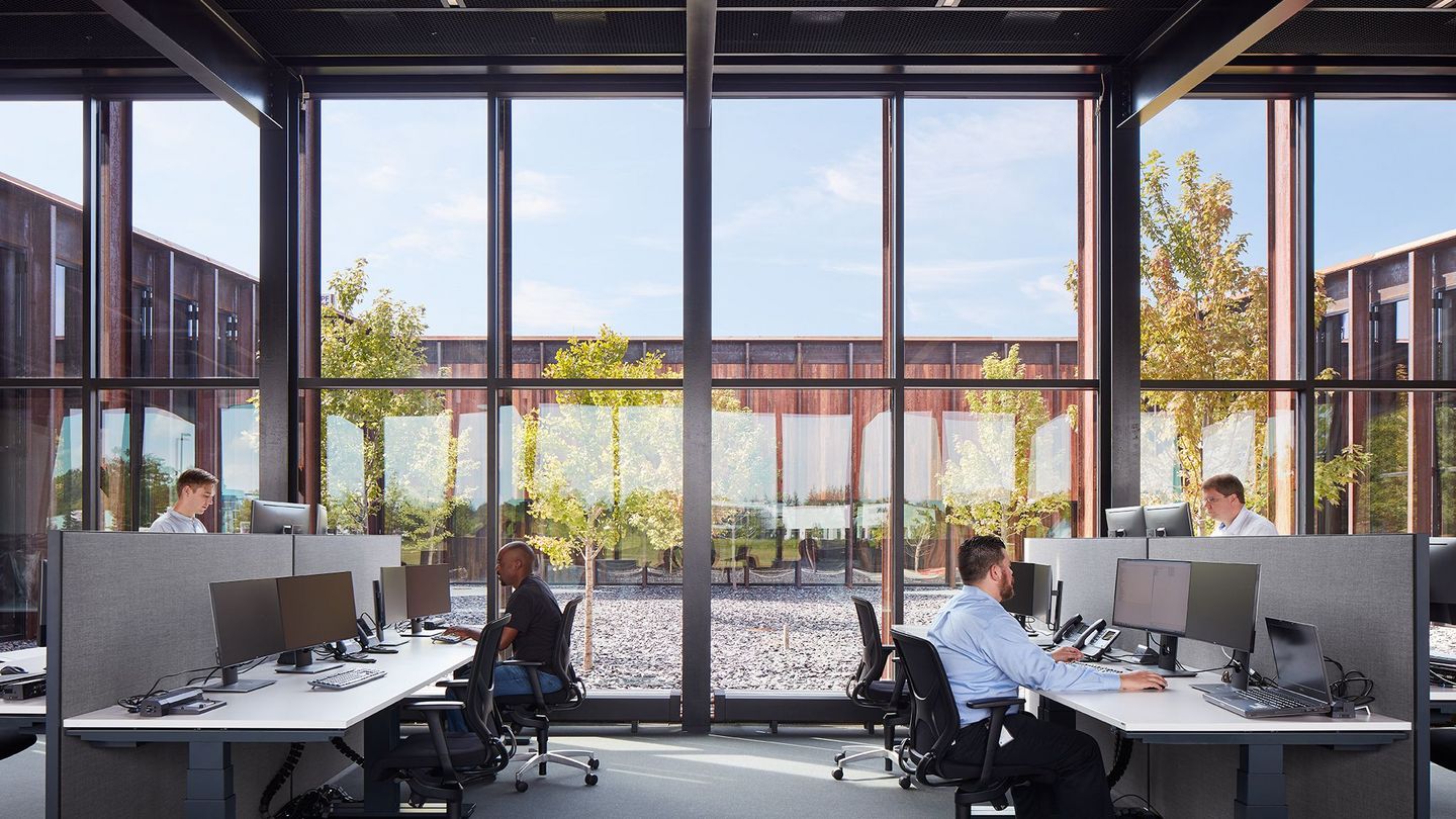 Büro in der Smart Factory in Chicago
