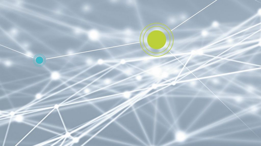 Synapsenbild als Darstellung von Smart Factory