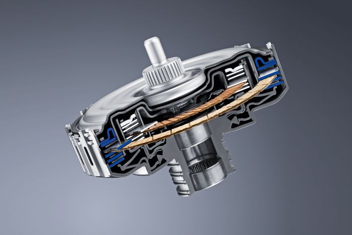Laser-welded dual clutch unit