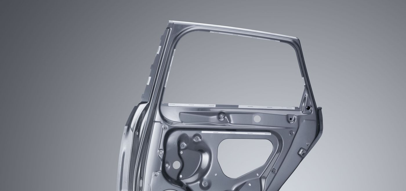 Scanner-welded car door