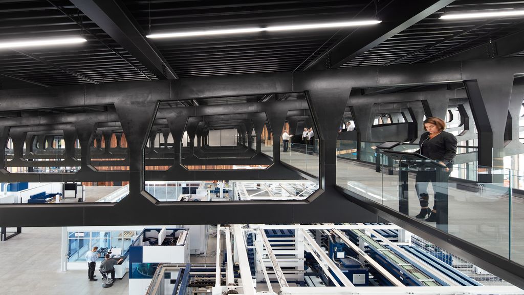 Skywalk in der Smart Factory in Chicago