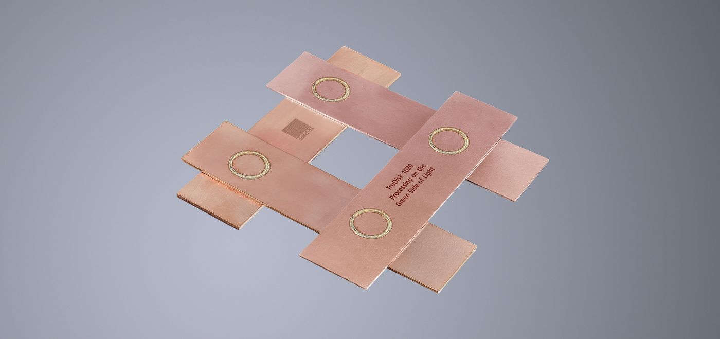 TRUMPF copper welding application example