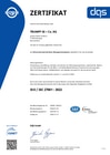 Zertifizierung nach DIN EN ISO/IEC 27001 