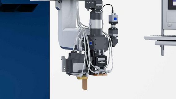 TruLaser Cell 1100 with fiber laser TruFiber 6000 S