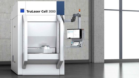 TruLaser Cell 3000 with rotary table