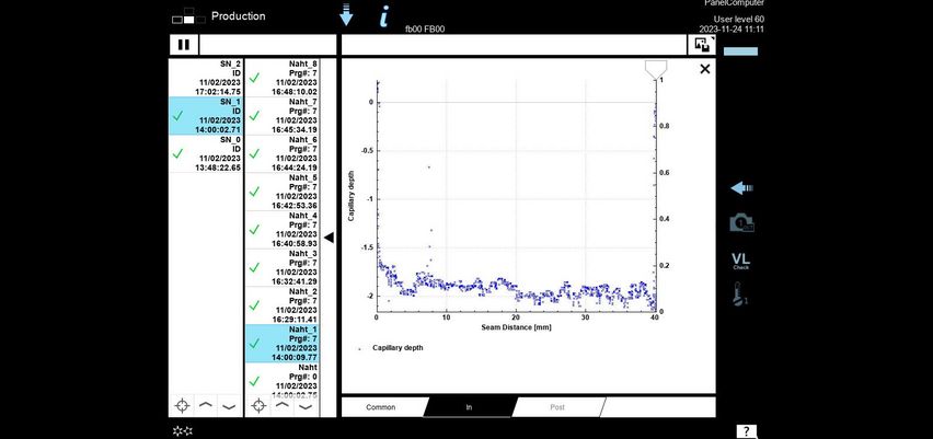 Screenshot of VisionLine programming interface