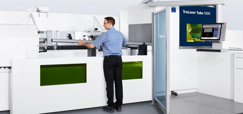 TruLaser Tube 5000 fiber, with full accessibility