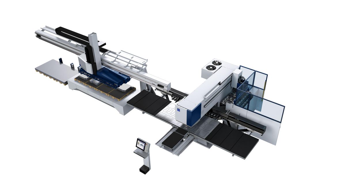 TruPunch 5000 with SheetMaster and ToolMaster Linear