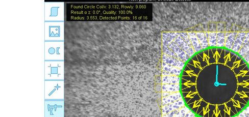 Detection of characteristics with VisionLine Detect