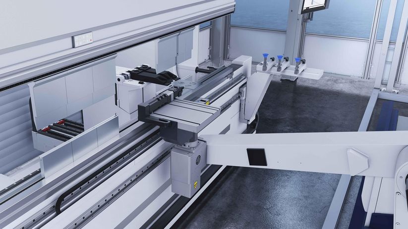 TruBend Cell 5000, 6-axis backgauge sensor system