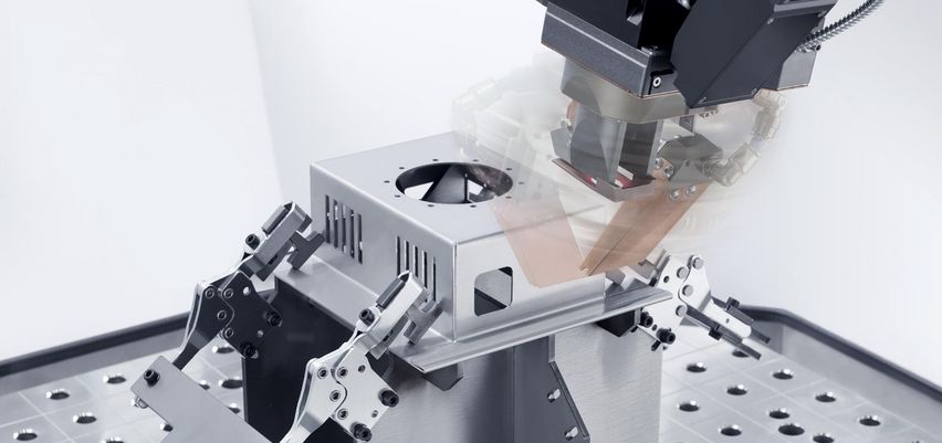 TruLaser Weld 5000, rotary module for shield gas guidance