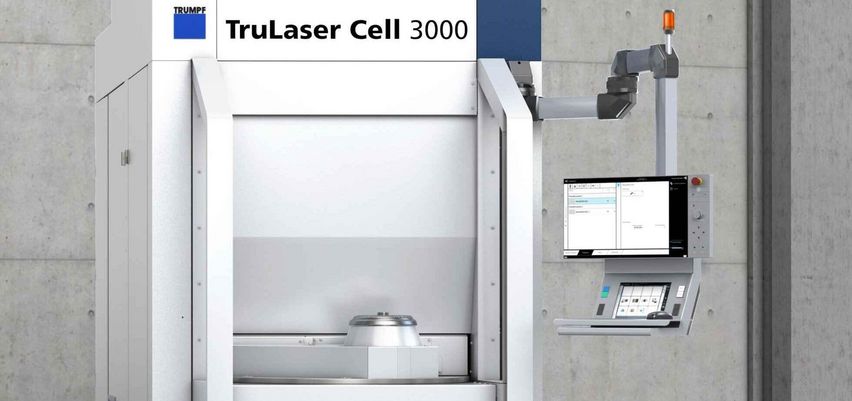 TruLaser Cell 3000 with rotary table