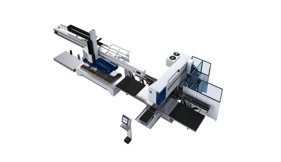 TruPunch 5000 with SheetMaster and ToolMaster Linear