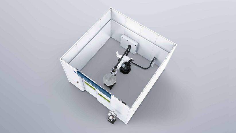 TruLaser Weld 5000, rotate and tilt positioner