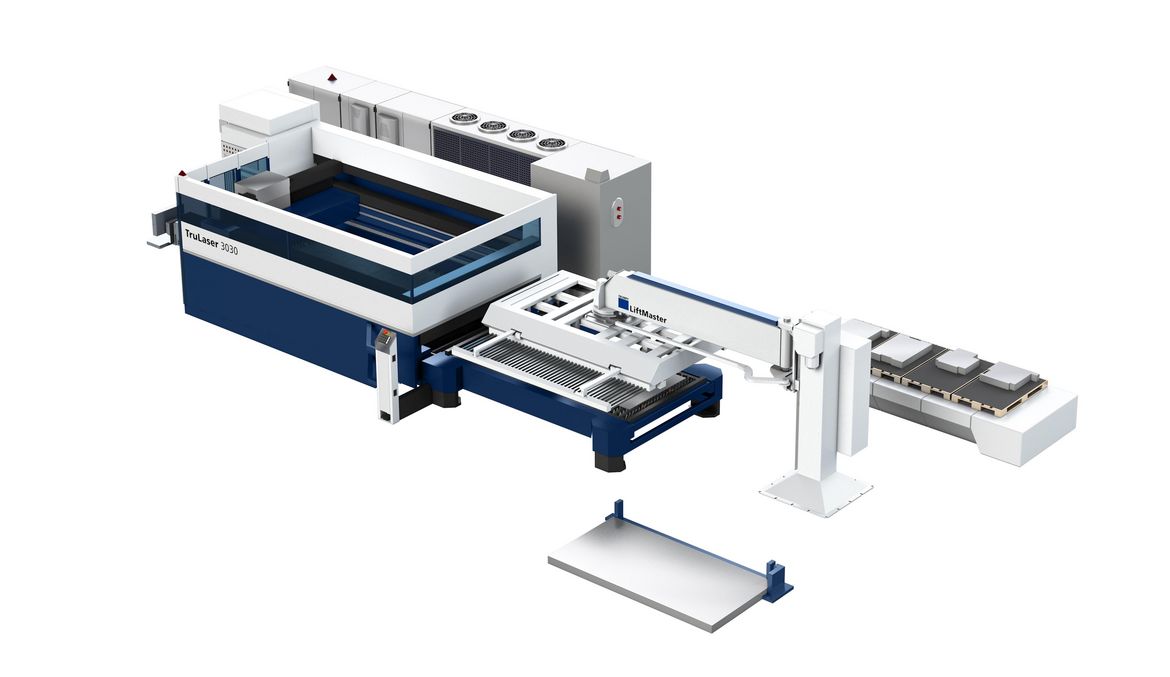 TruLaser 3030 with LiftMaster