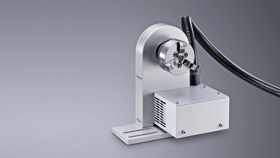 Rotary axis of the TruMark Station 3000