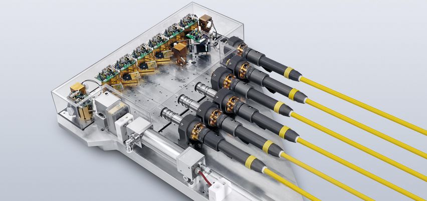 Image of the technology inside the TRUMPF pulsed lasers